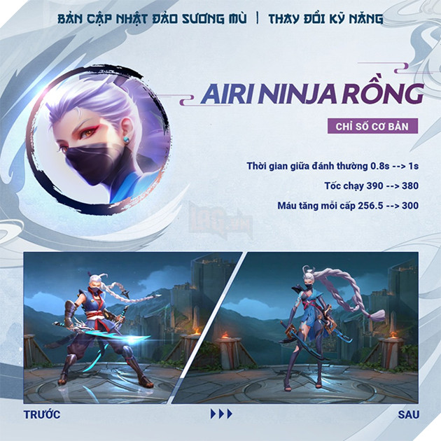 Liên Quân Mobile - Chi tiết bản cập nhật mùa 17 - Airi được làm lại 3