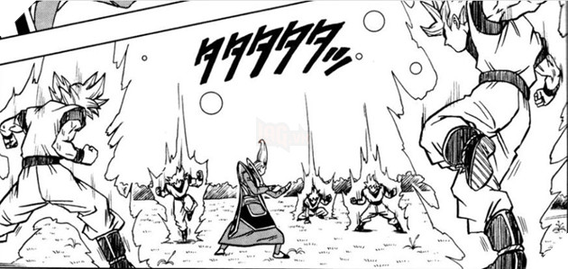 Spoiler Dragon Ball Super chap 68: Goku học được phân thân chi thuật. Granola bộc lộ khả năng chiến đấu 2