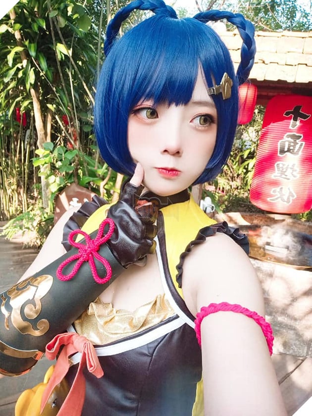 cosplay Genshin Impact xiangling