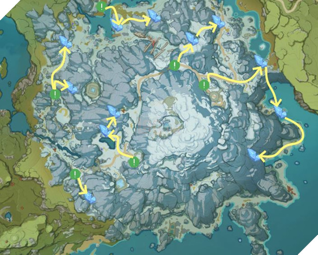 Genshin Impact: Hướng dẫn đường farm Thánh di vật, đá và Elite Boss toàn bản đồ bản 1.3 12