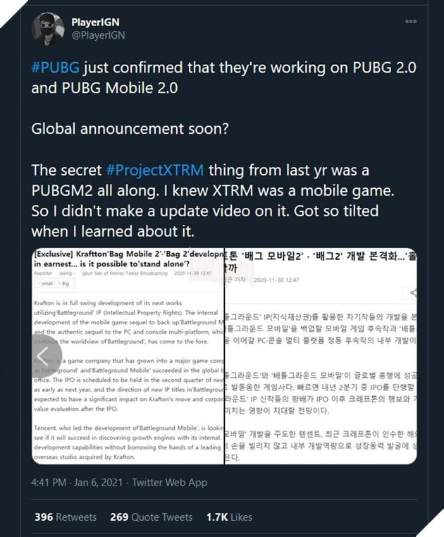 Ngày càng vắng bóng người chơi, Tencent rục rịch phát triển tiếp PUBG 2 và PUBG Mobile 2 2