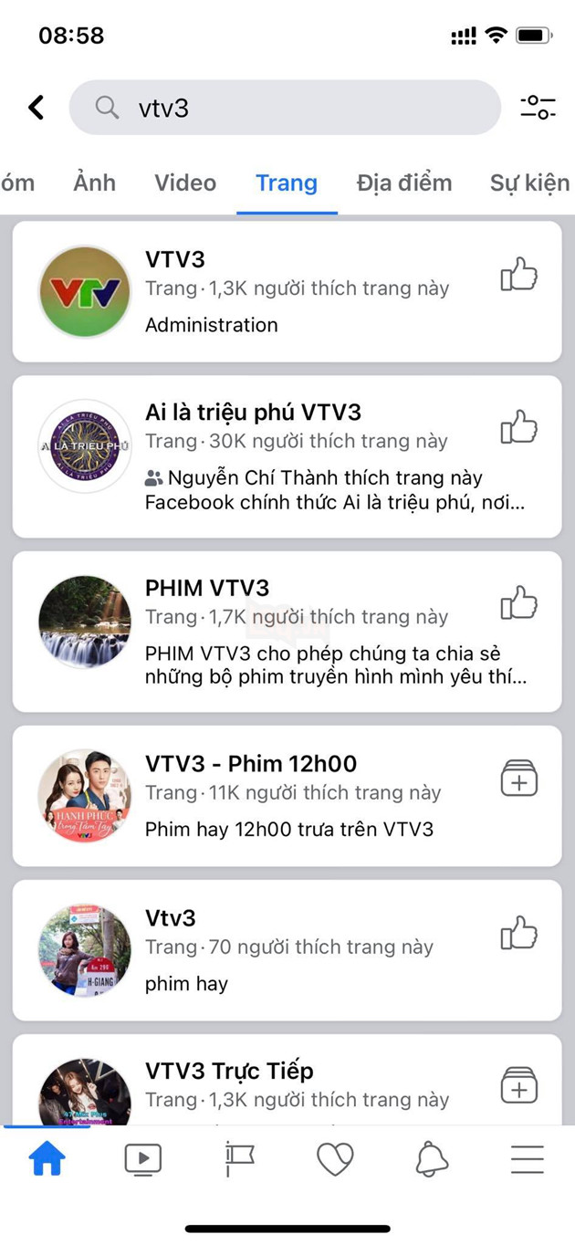Facebook bất ngờ bị lỗi và khiến cho hàng loạt trang tin tức của VTV bay màu không rõ lý do 2