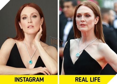 Bóc trần sự khác nhau một trời một vực giữa ảnh Instagram và thực tế của sao Hollywood 2