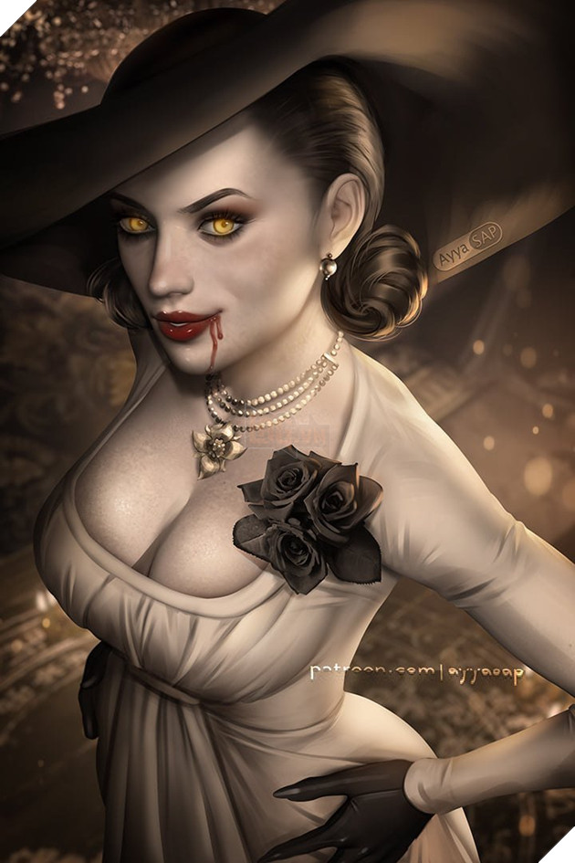 Resident Evil 8: Lady Dimitrescu làm tăng nhiệt độ với vẻ đẹp nóng bỏng của mình 7