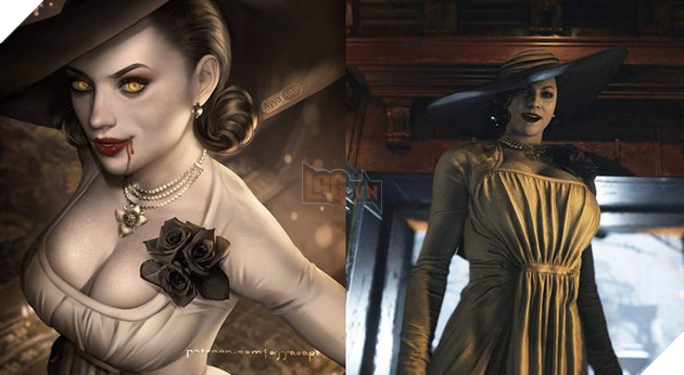 Resident Evil 8: Lady Dimitrescu làm tăng nhiệt độ với vẻ đẹp nóng bỏng của mình 8