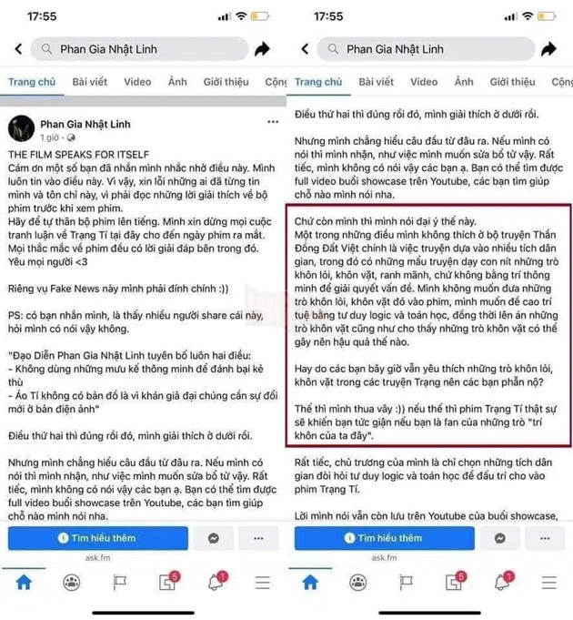 Đạo diễn Phan Gia Nhật Linh nhận mưa gạch đá khi có ý không thích bản truyện tranh Thần Đồng Đất Việt 3