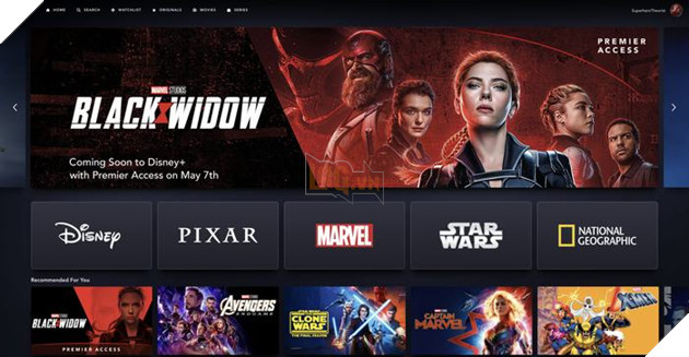 Marvel hoàn toàn không có kế hoạch chiếu Black Widow trên Disney+ 2