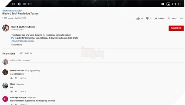 Blade & Soul Revolution tung trailer giới thiệu server Quốc tế, bị game thủ ghẻ lạnh với chưa tới 20 người đăng kí 2