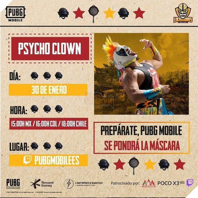PUBG Mobile tuyên bố hợp tác với Lucha Libre AAA Worldwide 2