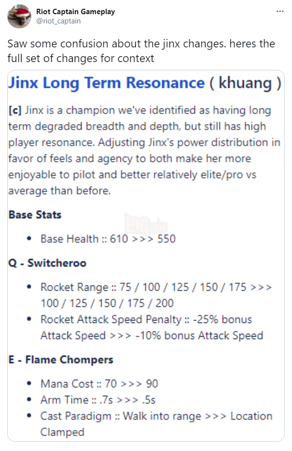 LMHT: Riot Games quyết định nâng cấp sức mạnh của Jinx trong phiên bản 11.3 sắp tới 2