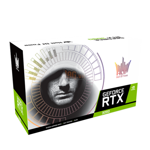 GALAX ra mắt GeForce RTX 3090 HOF, màn hình LCD 4,3 inch, ép xung lên 3.015 GHz trên LN2 8