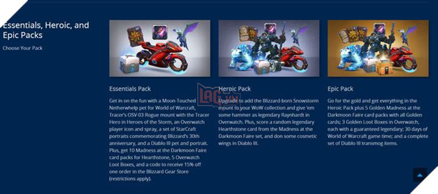 Blizzard chào mừng kỷ niệm 30 năm bằng các phần quà In-game 2