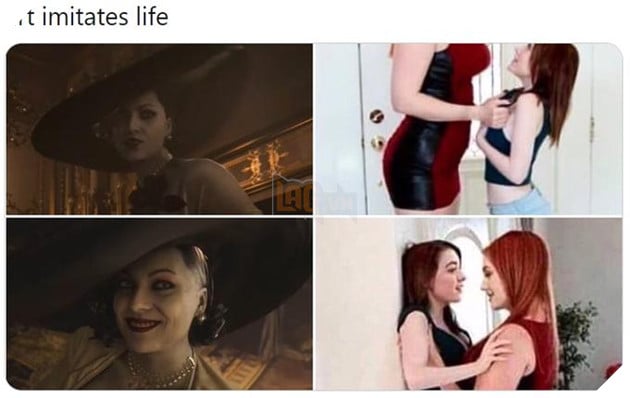 Lady Dimitrescu là ai và Tổng hợp meme Rule 34 về nữ ma cà rồng khổng lồ trong Resident Evil Village 4
