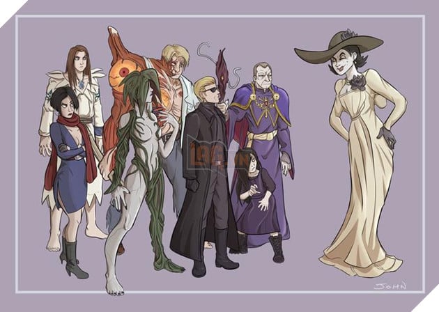 Lady Dimitrescu là ai và Tổng hợp meme Rule 34 về nữ ma cà rồng khổng lồ trong Resident Evil Village 10