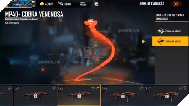 Free Fire sắp nhận được skin súng tiến hóa mới 'Cobra MP40' 7