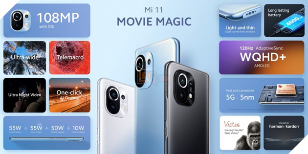 Xiaomi Mi 11 ra mắt toàn cầu Snapdragon 888, Camera 108 Megapixel,.. và nhiều hơn thế