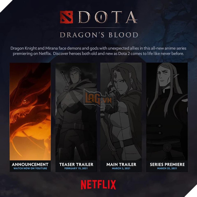 Netflix bất ngờ trung teaser về phần phim cartoon mới nhất nói về DOTA mang tên Dragon Blood 2