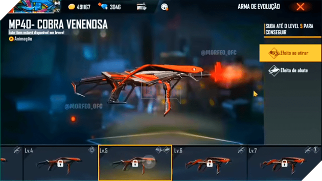 Free Fire: Mọi thứ bạn cần biết về Skin Predatory Cobra MP40 mới 7