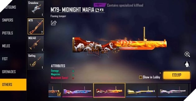 Top 5 skin M79 đẹp nhất trong Free Fire 6