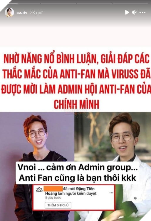 ViruSs trở thành người quản lý của nhóm anti chính minh và thuyết âm mưu từ cộng đồng mạng 2