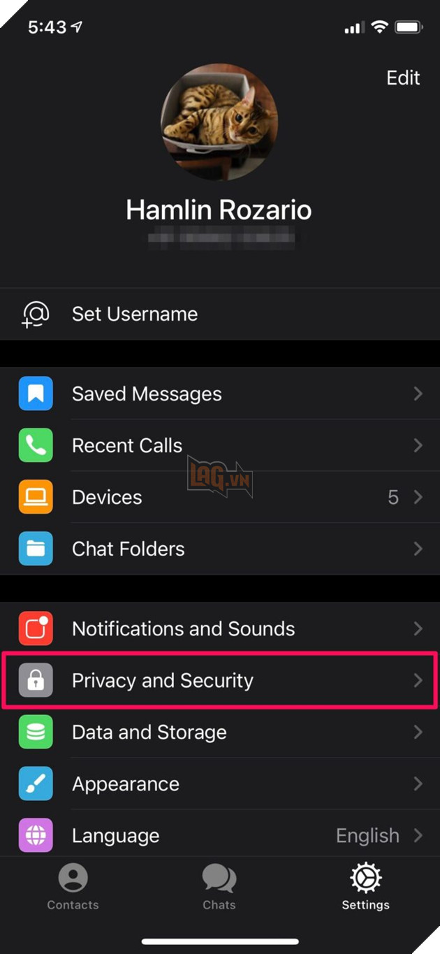 Hướng dẫn: Cách bảo mật Telegram bằng Face ID trên iPhone hoặc Touch ID 3