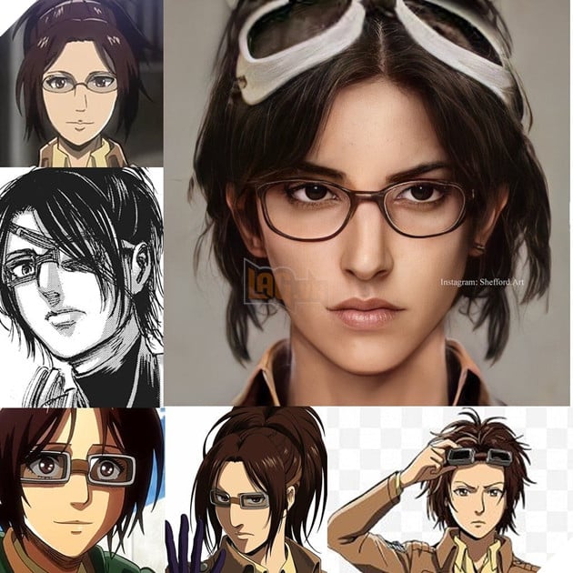 hange người thật