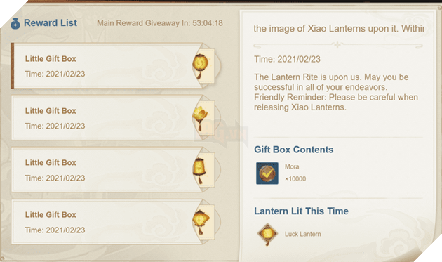 Sự kiện web Genshin Impact: Sự kiện Wish Upon A Lantern với nhiều phần thưởng hấp dẫn 11