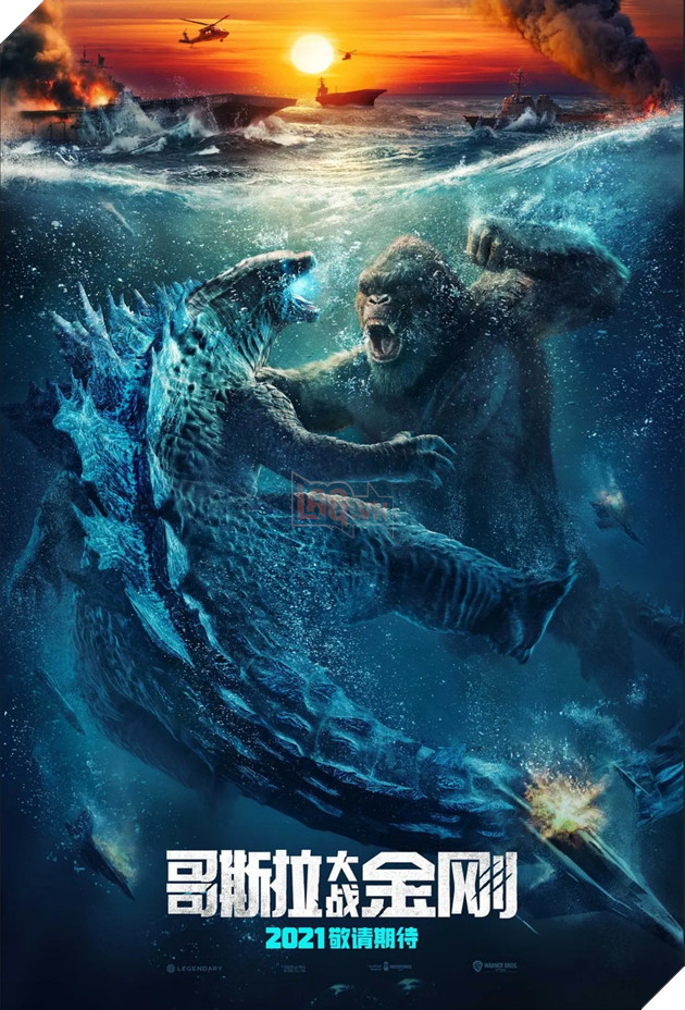 Godzilla vs. Kong gây phấn khích khi tung thêm poster hé lộ bối cảnh hoàn toàn mới
