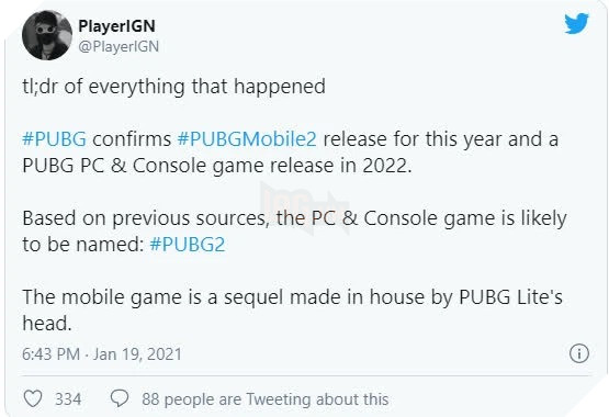 Xuất hiện tin đồn PUBG Mobile 2 đã được phát triển hoàn tất, có thể sẽ ra mắt ngay trong tuần sau