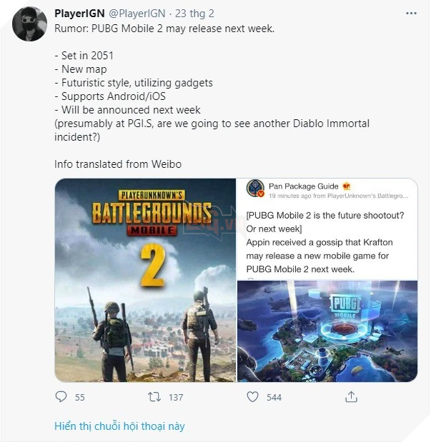 Xuất hiện tin đồn PUBG Mobile 2 đã được phát triển hoàn tất, có thể sẽ ra mắt ngay trong tuần sau 2