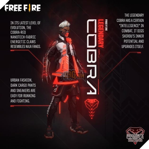 Garena tiết lộ trang phục Legendary Cobra của Shirou đã truyền cảm hứng gì 5