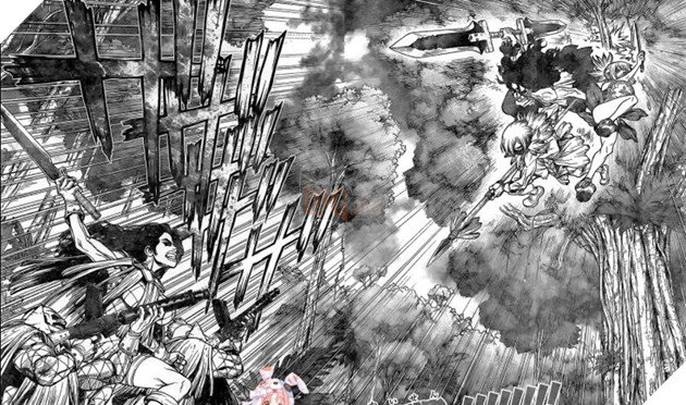 Spoiler Dr.Stone chap 187: Kohaku, Tsukasa, Hyouga tử chiến quân đội Stanley 3