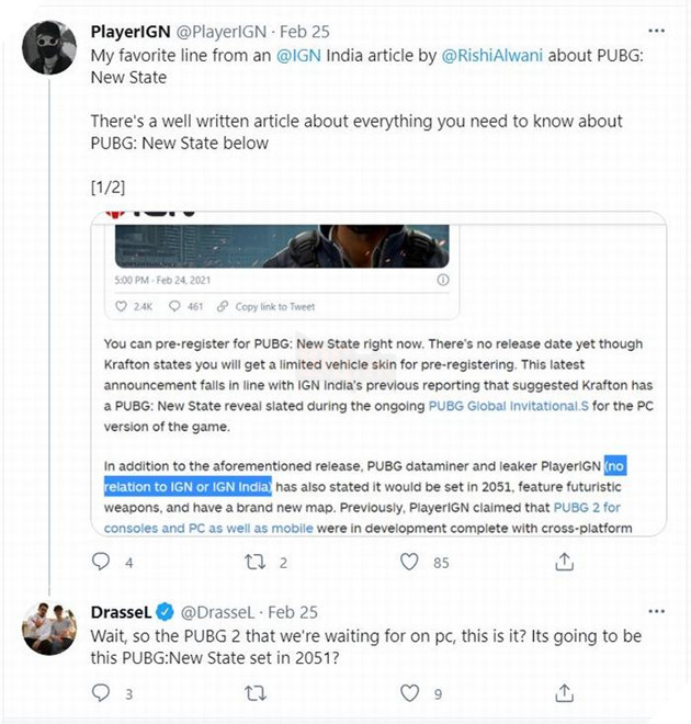 PUBG 2 hé lộ thông tin trái ngược với nhiều dự đoán trước đó