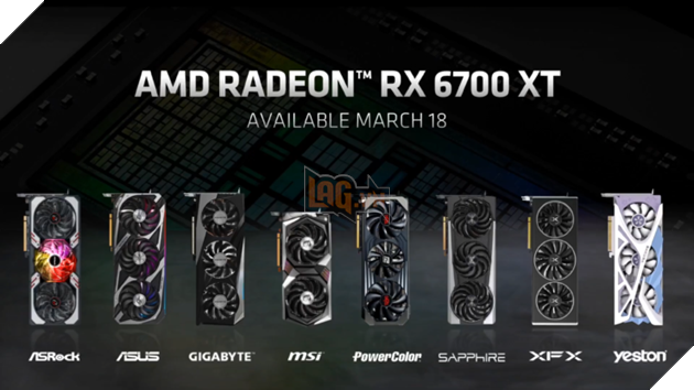 AMD trình làng Radeon RX 6700 XT 12 GB đối đầu trực tiếp GeForce RTX 3070 11