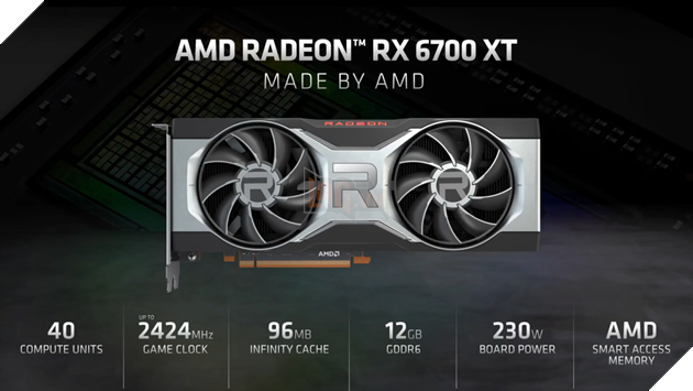 AMD trình làng Radeon RX 6700 XT 12 GB đối đầu trực tiếp GeForce RTX 3070 3