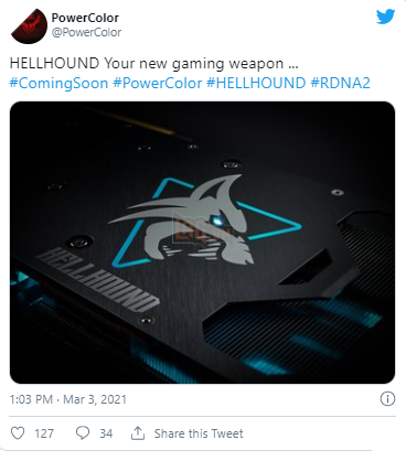 PowerColor là công ty đầu tiên tiết lộ AMD Radeon RX 6700 XT 12GB tùy chỉnh với phiên bản Hellhound 2