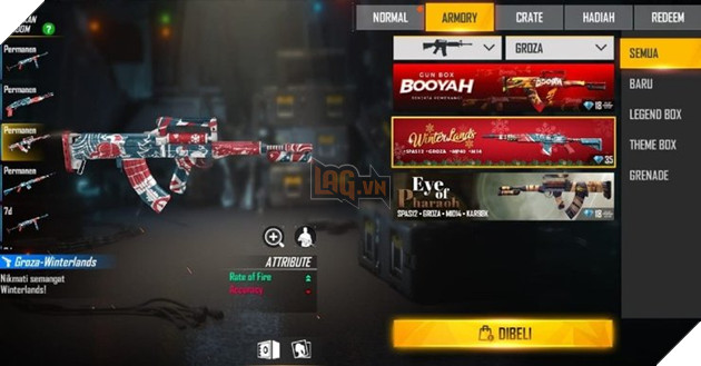 Top 5 skin Groza đẹp nhất trong Free Fire 4