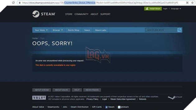 CS:GO bất ngờ bị xóa hoàn toàn khỏi Steam gây hoang mang cực độ trong cộng đồng game thủ