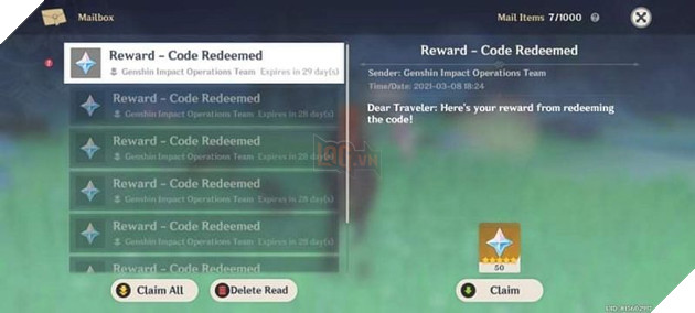 Genshin Impact: Đổi mã mới để nhận 50 Primogems từ chương trình Giveaway của Intel 6