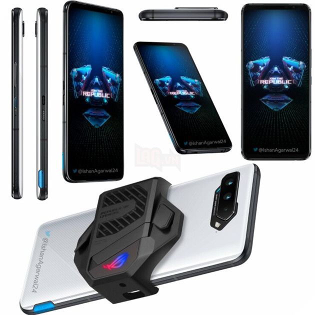 Rò rỉ ASUS ROG Phone 5 với 2 phiên bản màu đen và màu trăng cực bắt mắt  4