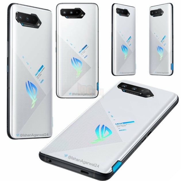 Rò rỉ ASUS ROG Phone 5 với 2 phiên bản màu đen và màu trăng cực bắt mắt  5