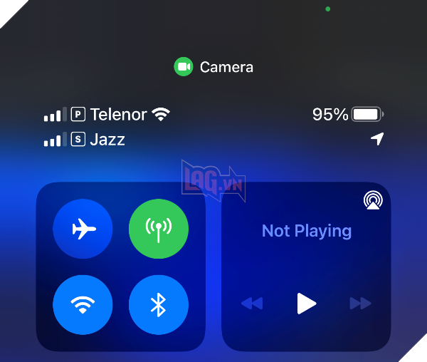 Dấu chấm màu xanh lá cây và cam trên thanh trạng thái iPhone hoặc iPad có nghĩa gì? 2