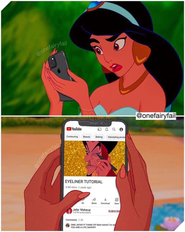 Nếu sống ở thời 4.0, các nhân vật Disney sẽ ra sao? 2