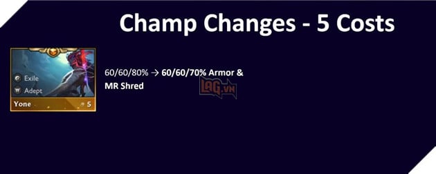 DTCL: Chi tiết bản cập nhật 11.6 - Nerf gấp Olaf, Kennen và Buff mạnh hàng loạt tướng 6