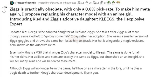 LMHT: Game thủ cho rằng Ziggs cần được thay đổi ngoại hình và nhắc đến một nhân vật trong Genshin Impact 3