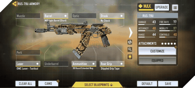 Cách tùy chỉnh vũ khí với Gunsmith trong Call Of Duty Mobile 3