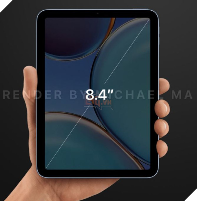 Ý tưởng iPad mini 6 lấy cảm hứng thiết kế từ iPad Pro với màn hình Retina 8,4 inch 3