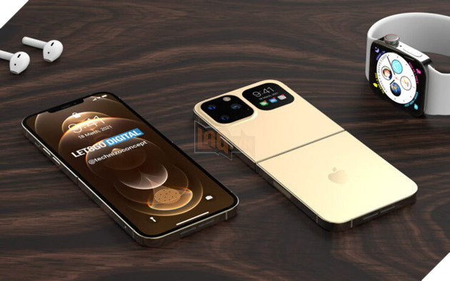 iPhone màn hình gập tiết lộ thiết kế vỏ sò kết hợp màn hình phụ đằng sau và nhiều hơn thế  2