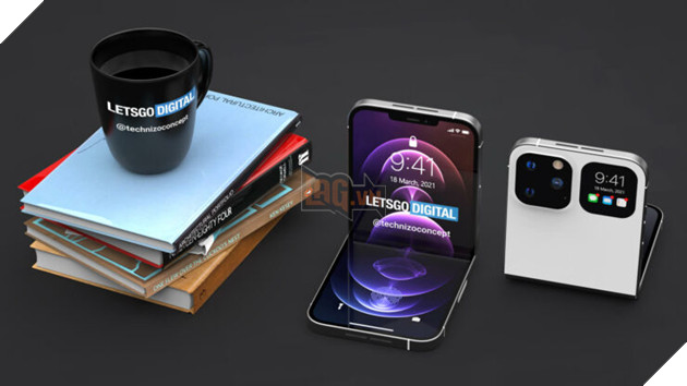 iPhone màn hình gập tiết lộ thiết kế vỏ sò kết hợp màn hình phụ đằng sau và nhiều hơn thế  3