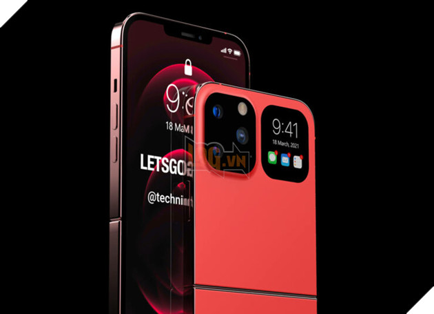 iPhone màn hình gập tiết lộ thiết kế vỏ sò kết hợp màn hình phụ đằng sau và nhiều hơn thế  4